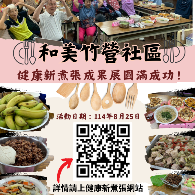 【健康新煮張課程圓滿成功！】
