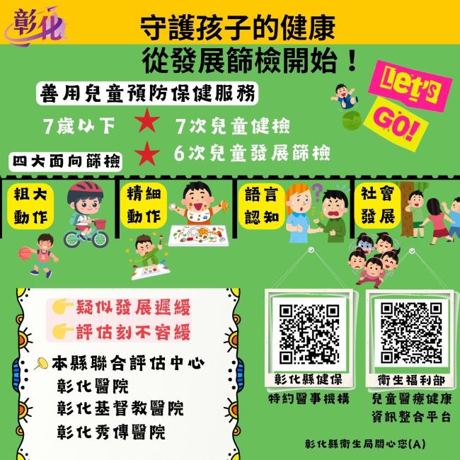 【守護孩子的健康與未來,從發展篩檢開始】
