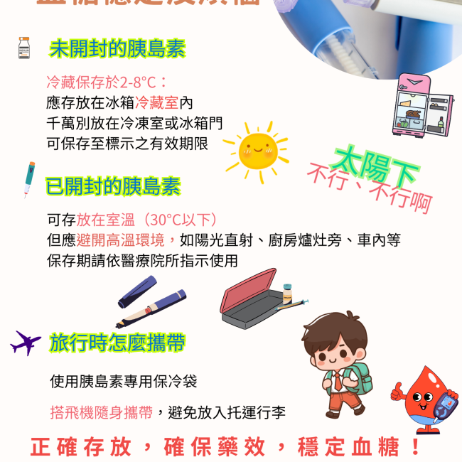 正確保存胰島素　確保藥效穩定血糖