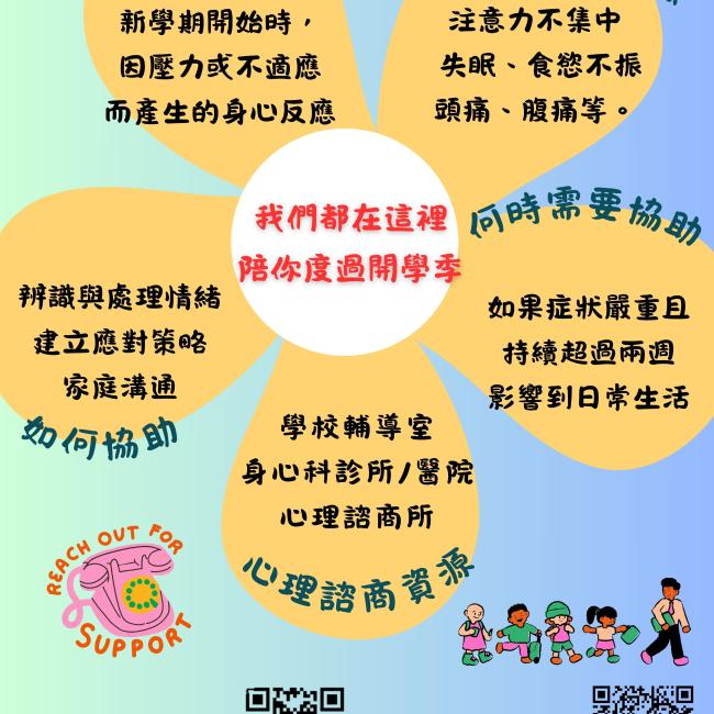 我們都在這裡，陪你度過開學季