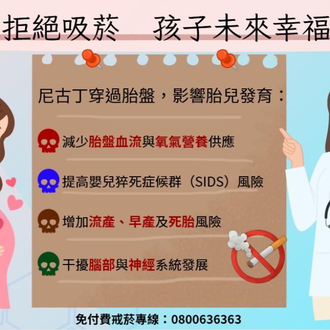 孕期拒絕吸菸 孩子未來幸福康健