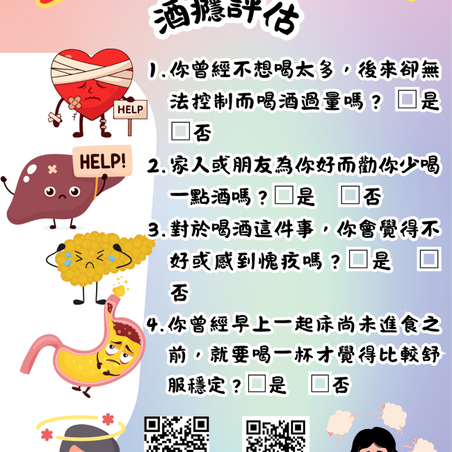 【適量飲酒，健康天長地久】