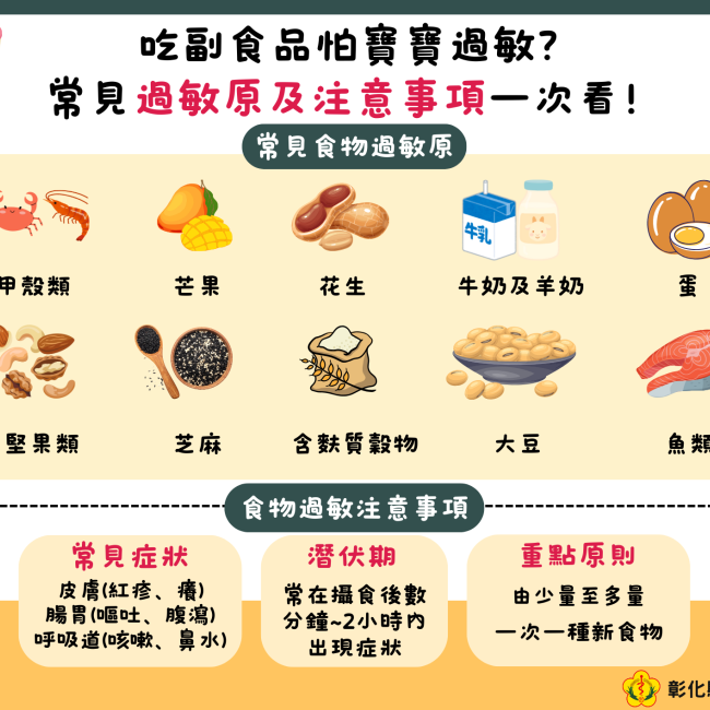 吃副食品怕寶寶過敏？常見過敏原及注意事項一次看！