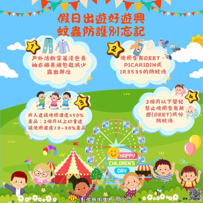假日出遊好遊興 蚊蟲防護別忘記