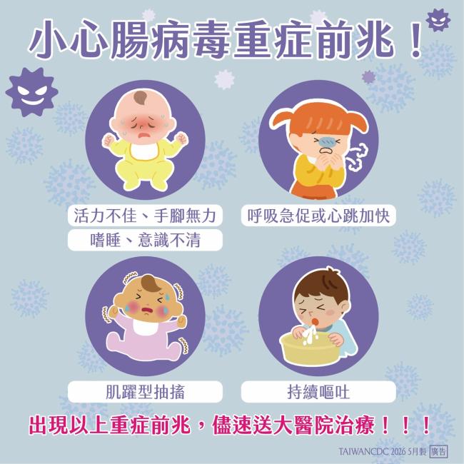 小心腸病毒重症前兆