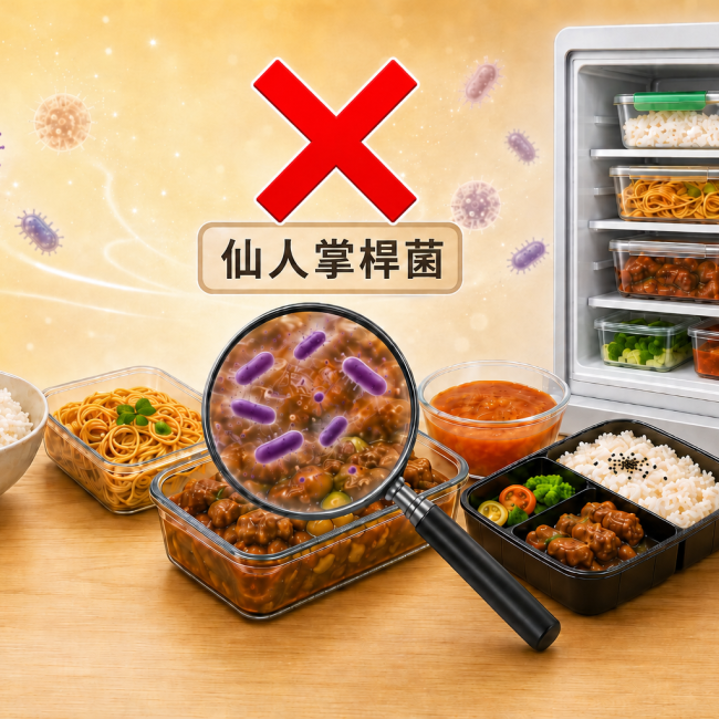隔餐飯菜藏風險，慎防仙人掌桿菌