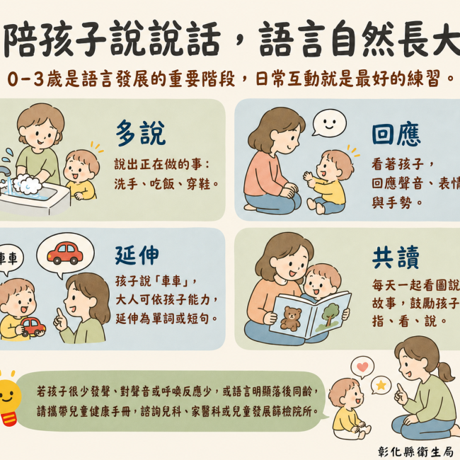 陪孩子說說話