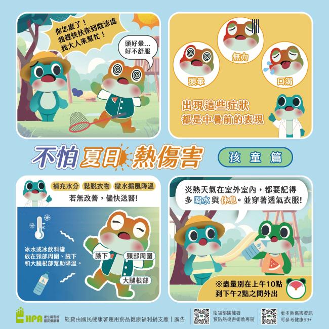 孩童防中暑