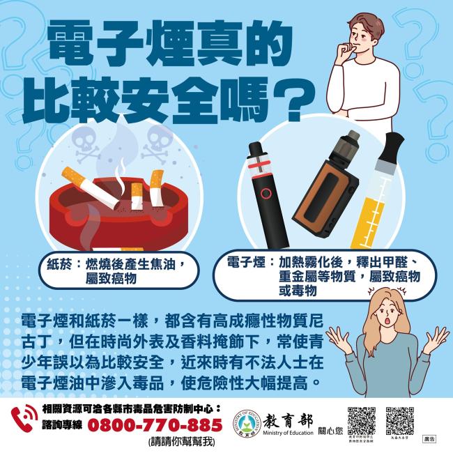 【電子煙真的比較安全嗎?】