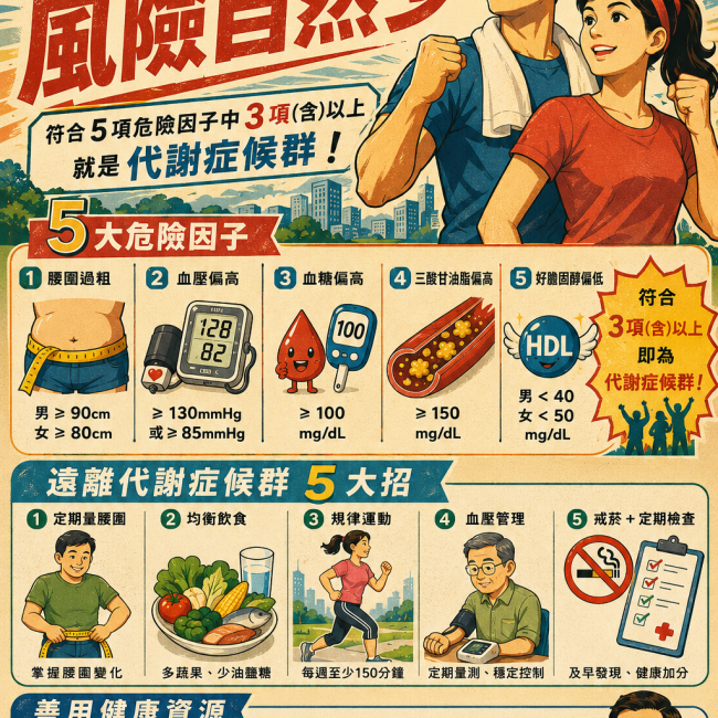 代謝顧得好，慢性病風險自然少！