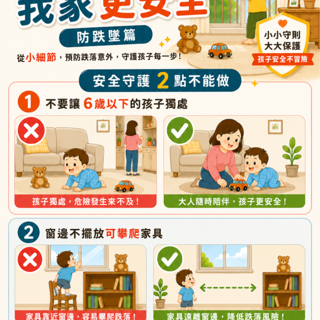 預防兒童跌墜