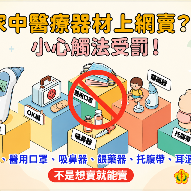 網售家中醫材  小心觸法受罰