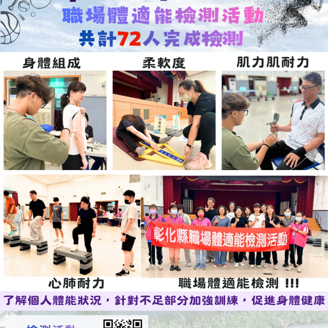 【健康彰化體適能　職場員工動起來💪】